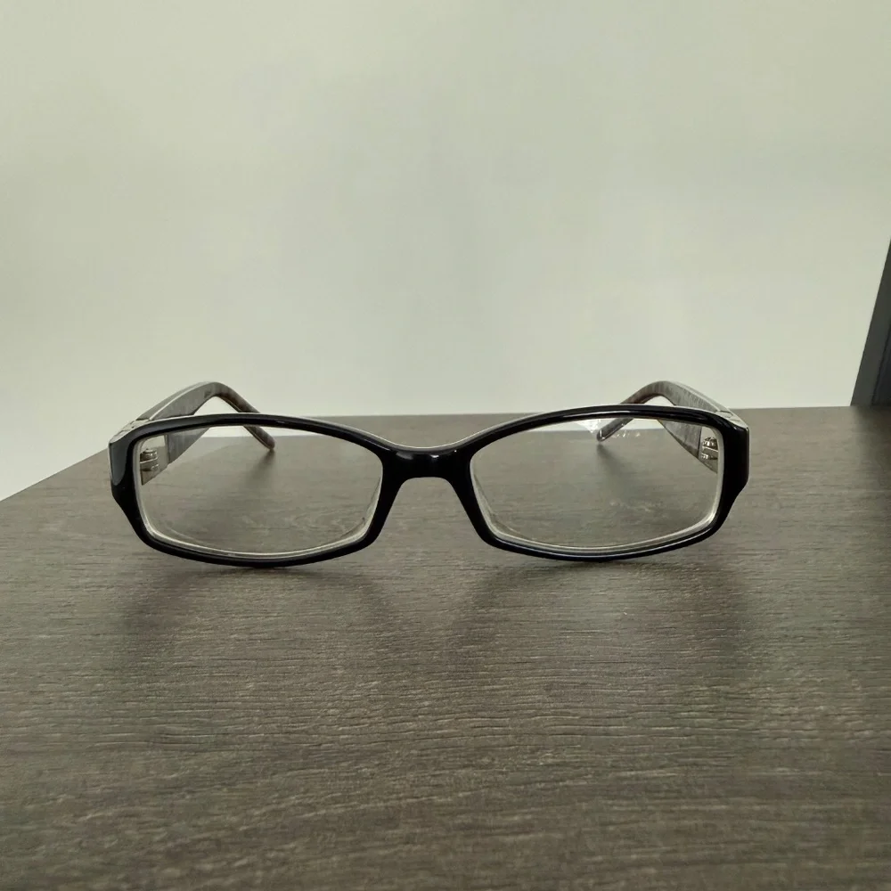 Kate Spade Florence JOJDH Black Eyeglass Frames w Pink Case